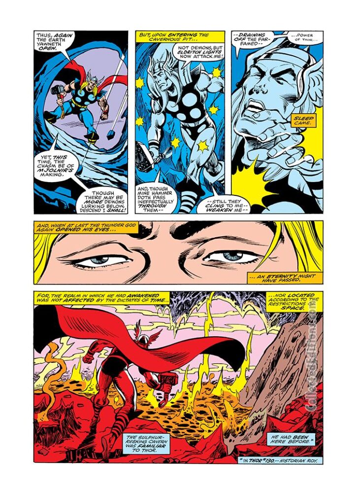 Thor #279 pg. 6; pencils, Alan Kupperberg; inks, Pablo Marcos