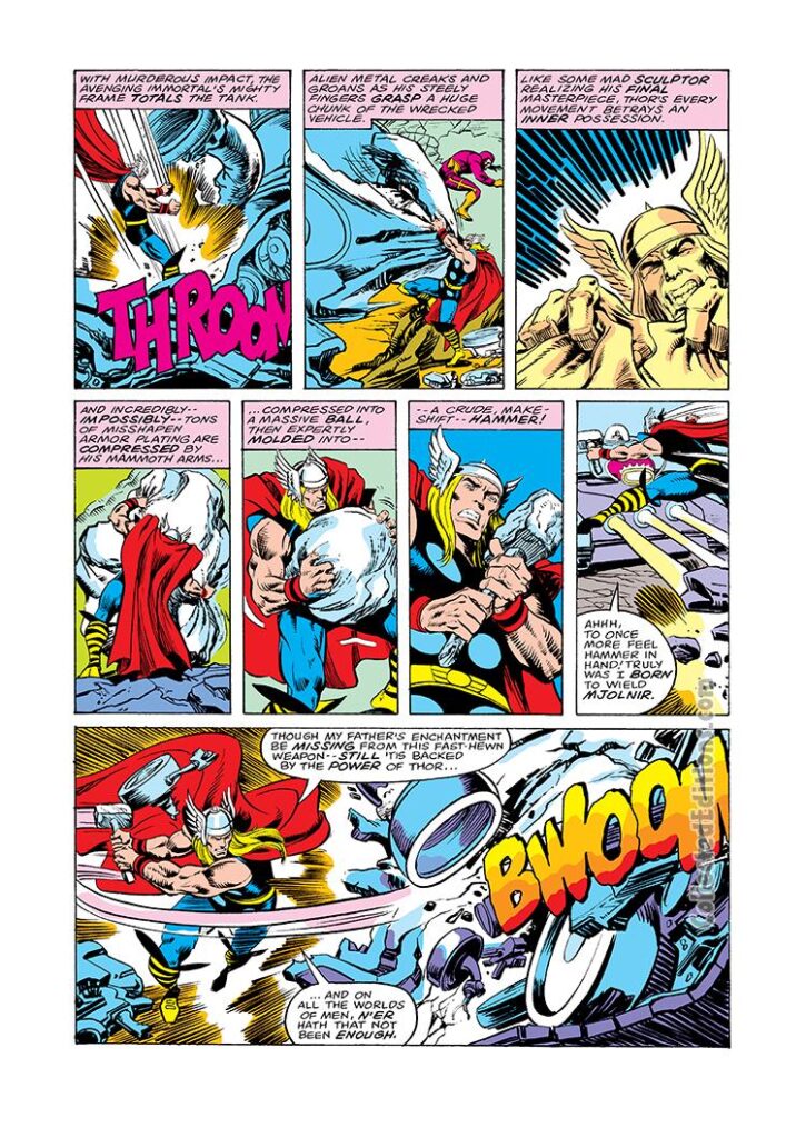 Thor #281 pg. 12; pencils, Keith Pollard; inks, Pablo Marcos