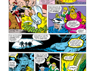 Thor #287 pg. 9; pencils, Keith Pollard; inks, Chic Stone