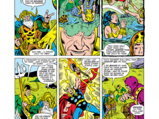 Thor #295, pg. 5; pencils, Keith Pollard; inks, Chic Stone; Loki