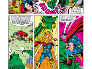 Thor #298, pg. 5; pencils, Keith Pollard; inks, Chic Stone; Fafnir