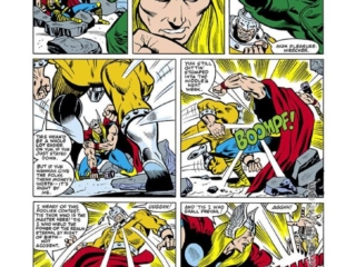 Thor #304, pg. 14; layouts, Keith Pollard; pencils and inks, Chic Stone; Wrecking Crew; The Wrecker, Piledriver, Bulldozer