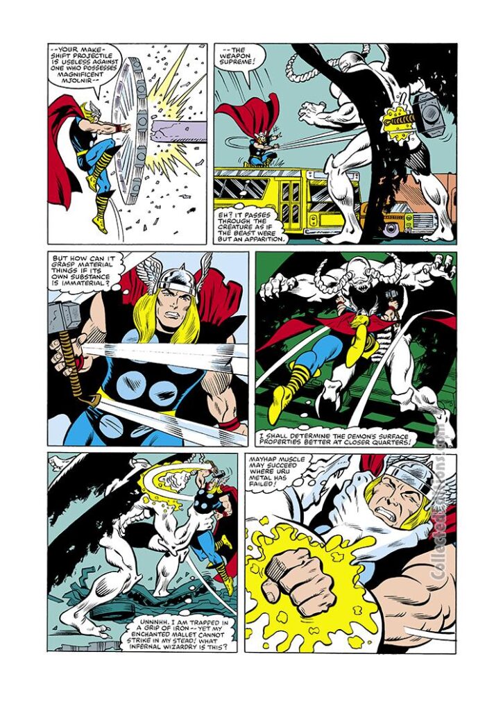 Thor #307, pg. 8; layouts, Alan Kupperberg; pencils and inks, Chic Stone; The Dream Demon