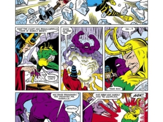 Thor #308, pg. 12; layouts, Keith Pollard; pencils and inks, Chic Stone; Loki, Karnilla, Mindless Ones