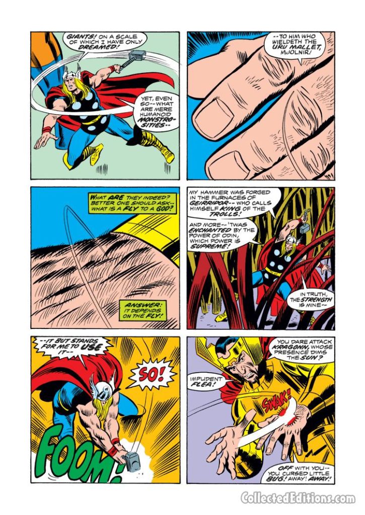 Thor #220, pg. 4; pencils, John Buscema; inks, Mike Esposito