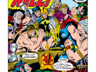 Thor #222, pg. 1; pencils, John Buscema; inks, Joe Sinnott