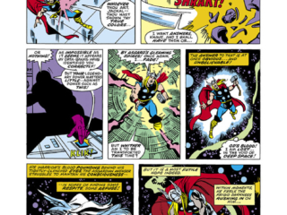 Thor Annual #6, pg. 7; pencils, Sal Buscema; inks, Klaus Janson