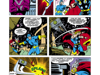 Thor Annual #6, pg. 27; pencils, Sal Buscema; inks, Klaus Janson
