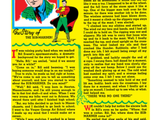 Human Torch Comics #2, pg. 33; "Bill Everett's Hurricane" text piece editorial Sub-Mariner origin