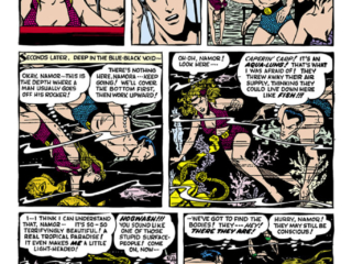 Human Torch Comics #37, pg. 16; "The Rapture of the Depths"; Bill Everett/Namor/Sub-Mariner/Atlas era Marvel