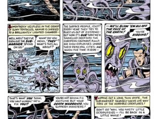 Human Torch Comics #38, pg. 15; "The Octopus-Men!"; Sub-Mariner/Bill Everett/Atlas era/Marvel/1950s