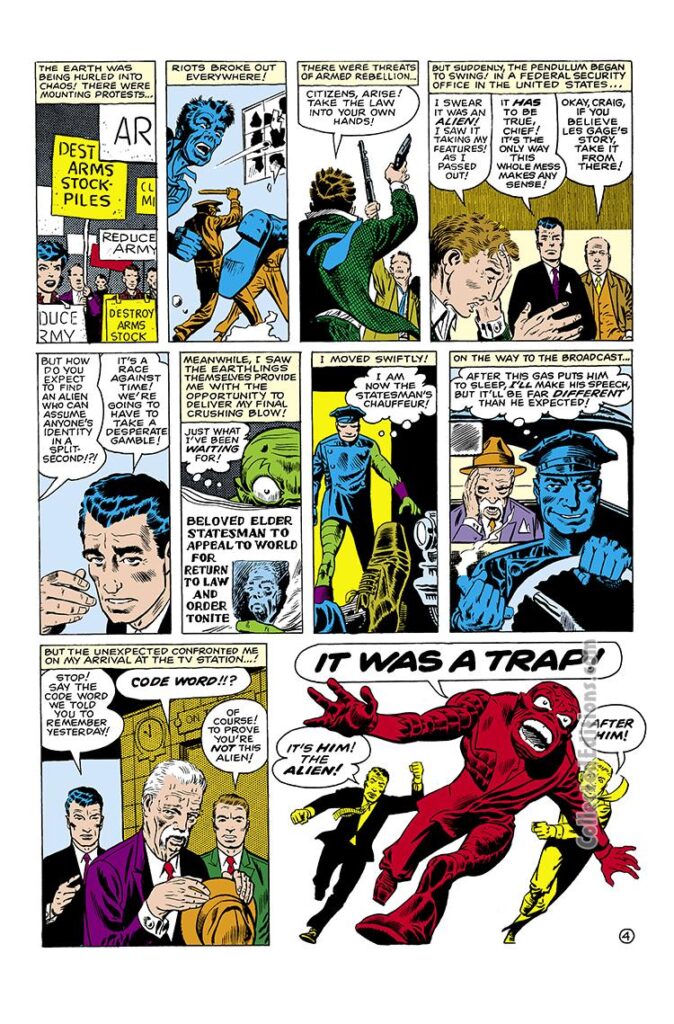 Tales of Suspense #8, pg. 13; "I Am the Changing Man!"; Steve Ditko/Stan Lee/Larry Lieber