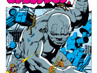 Tales of Suspense #14. "I Created the Colossus!", pg. 1. Jack Kirby Marvel Monsterbus
