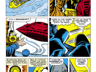 Tales of Suspense #20. "Colossus Lives Again", pg. 4. Jack Kirby, Marvel Monsters