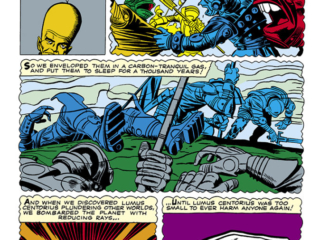Tales of Suspense #21. "Klagg!", pg. 5. Jack Kirby monsters.