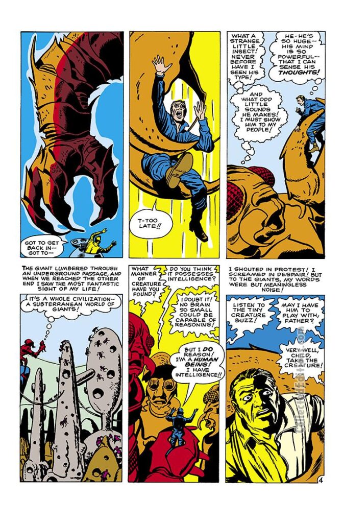 Tales of Suspense #24. "The Insect Man", pg. 4. Stan Lee Jack Kirby