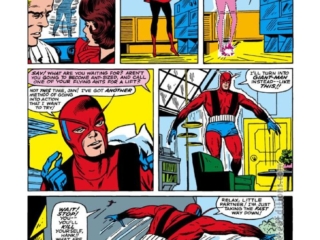 Tales to Astonish #55, pg. 5; pencils and inks, Dick Ayers; Ant-Man/Giant-Man/Hank Pym, Wasp, Janet Van Dyne
