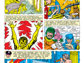 Tales to Astonish #6. "I Laughed at the Great God, Pan!", pg. 3. Pan, Jack Kirby