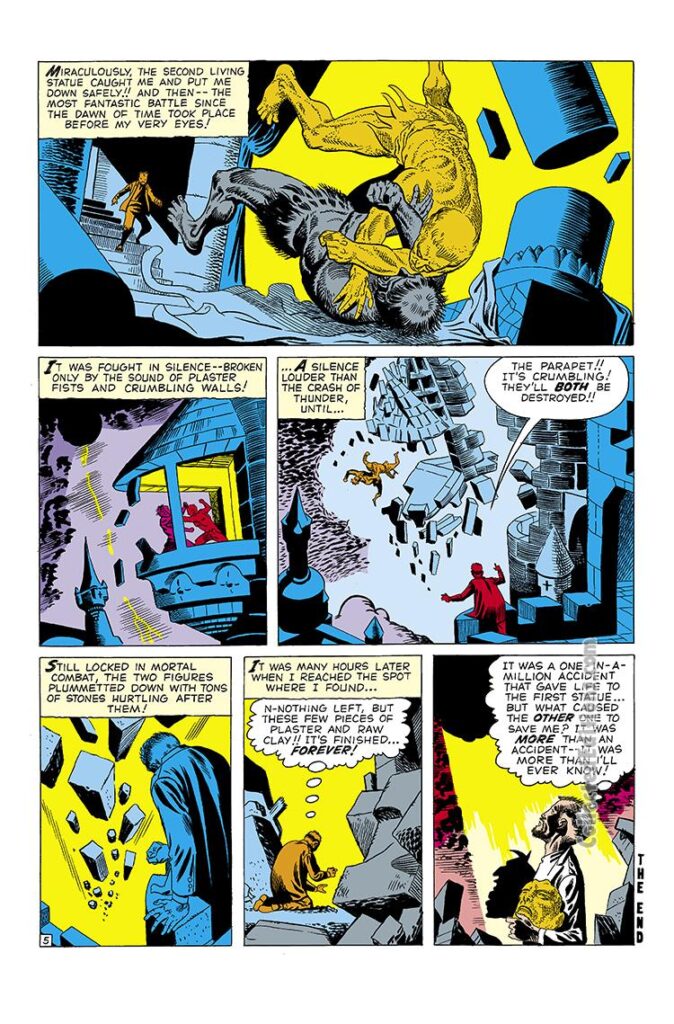 Tales to Astonish #7, pg. 25; "I Spent Midnight with the Thing on Bald Mountain!"; Steve Ditko/Atlas Era monsters