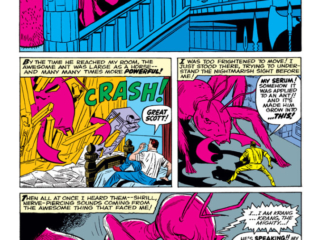 Tales to Astonish #14. "I Created Krang!", pg. 6. Stan Lee Jack Kirby giant ants
