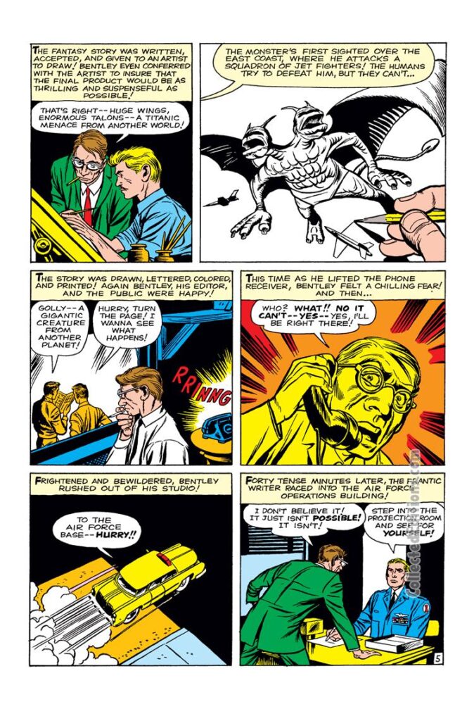 Tales to Astonish #20. "What Was 'X' The Thing That Lived!", pg. 5. Stan Lee Jack Kirby