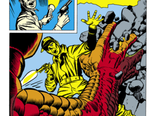Tales to Astonish #22. Atlas Era Monsters "I Dared to Battle the Crawling Creature!", pg. 7. Jack Kirby.