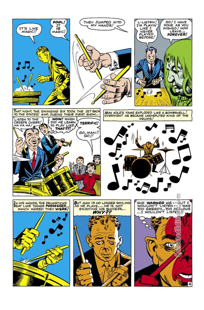 Tales to Astonish #22, pg. 24; "For Whom the Drum Beats!", Steve Ditko
