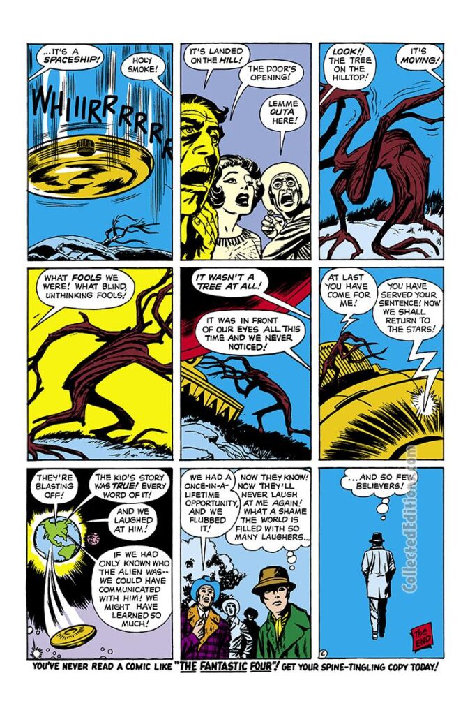 Tales to Astonish #26. "Midnight on Haunted Hill", pg. 6. Marvel horror sci-fi Stan Lee