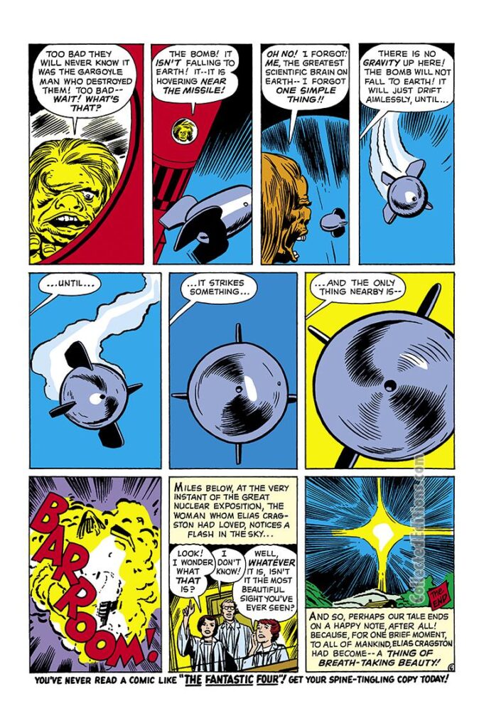 Tales to Astonish #29. "The Man Who Blew Up the Earth!", pg. 6.