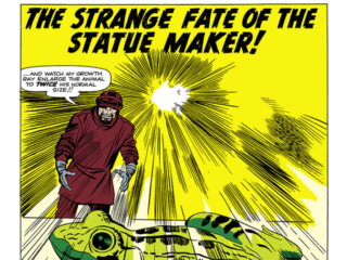 Tales to Astonish #34. "The Strange Fate of the Statue Maker!", pg. 9. Stan Lee Jack Kirby