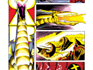 Uncanny X-Men #166, pg. 28; pencils, Paul Smith; Kitty Pryde costume/Lockheed/Brood