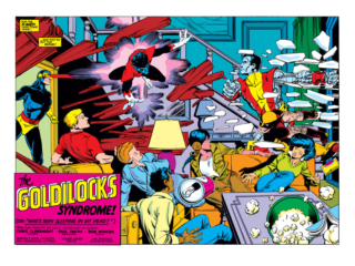 Uncanny X-Men #167, pgs. 2-3; pencils, Paul Smith; New Mutants/Xavier Mansion