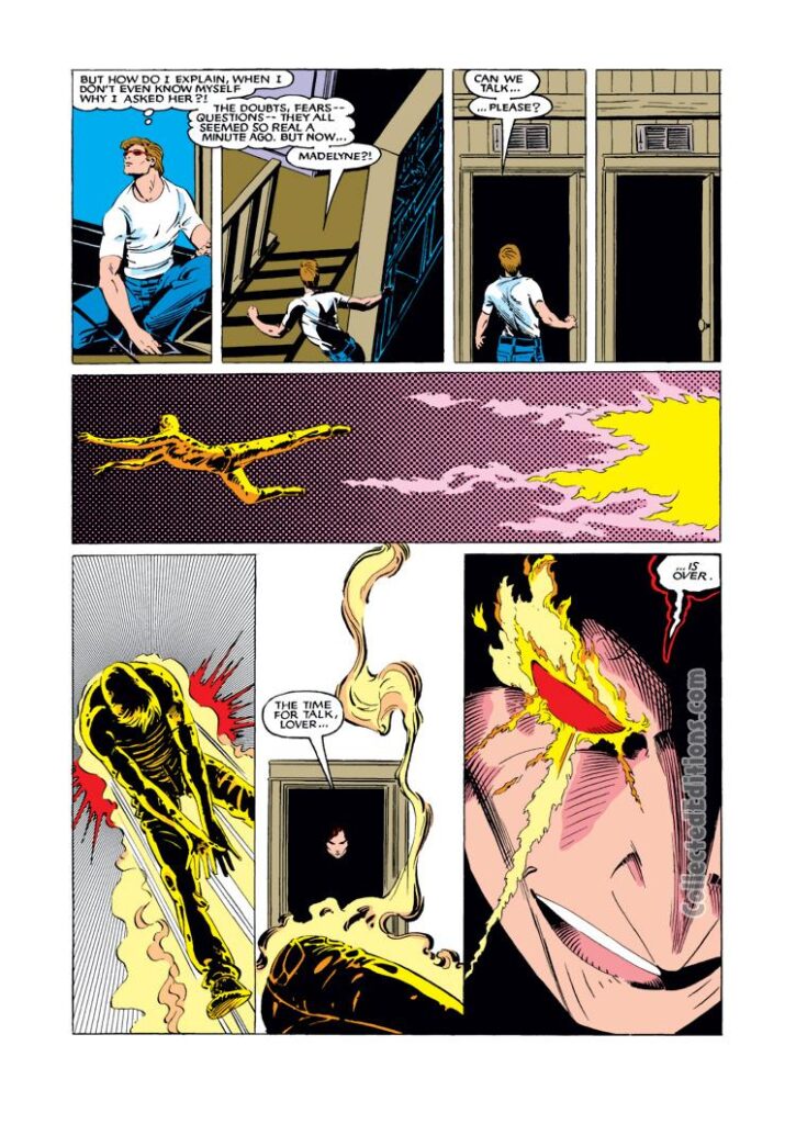 Uncanny X-Men #174, pg. 21; pencils, Paul Smith; Madelyne Pryor