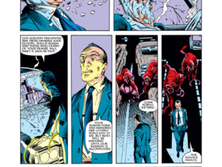 Uncanny X-Men #186, pg. 18; pencils, Barry Windsor-Smith; inks, Terry Austin; Storm/Forge/Lifedeath