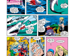 Uncanny X-Men #188, pg. 13; pencils, John Romita, Jr.; inks, Dan Green; Magneto