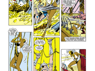 Uncanny X-Men #190, pg. 8; pencils, John Romita Jr.; inks, Dan Green