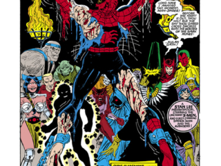 Uncanny X-Men #191, pg. 1; pencils, John Romita Jr.; inks, Dan Green