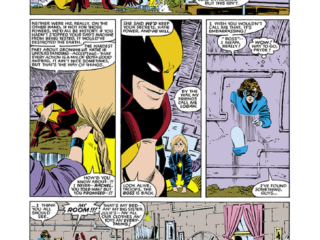 Uncanny X-Men #195, pg. 14; pencils, John Romita Jr.; inks, Dan Green