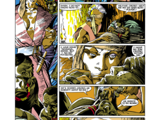 Uncanny X-Men #198, pg. 15; pencils and inks, Barry Windsor-Smith