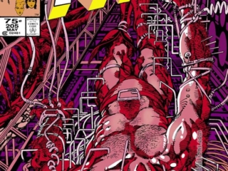 Uncanny X-Men #205 cover; pencils and inks, Barry Windsor-Smith; Weapon X, Wolverine, Logan, solo issue