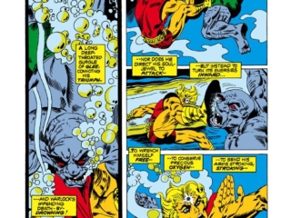 Warlock #6, pg. 17; pencils, Bob Brown; inks, Tom Sutton; Adam Warlock, the Brute