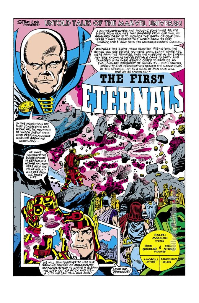 What If? #24, pg. 35; pencils, Rich Buckler; The Watcher/The First Eternals