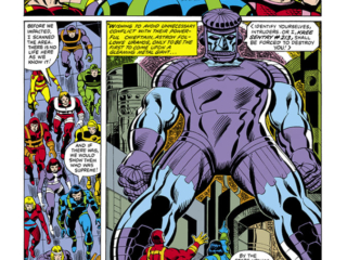 What If? #26, pg. 35; pencils, Ron Wilson; Eternals/Kree Sentry #213/Uranos