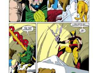 X-Men/Alpha Flight #2, pg. 14; pencils, Paul Smith; inks, Bob Wiacek