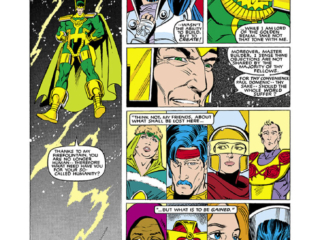 X-Men/Alpha Flight #2, pg. 29; pencils, Paul Smith; inks, Bob Wiacek