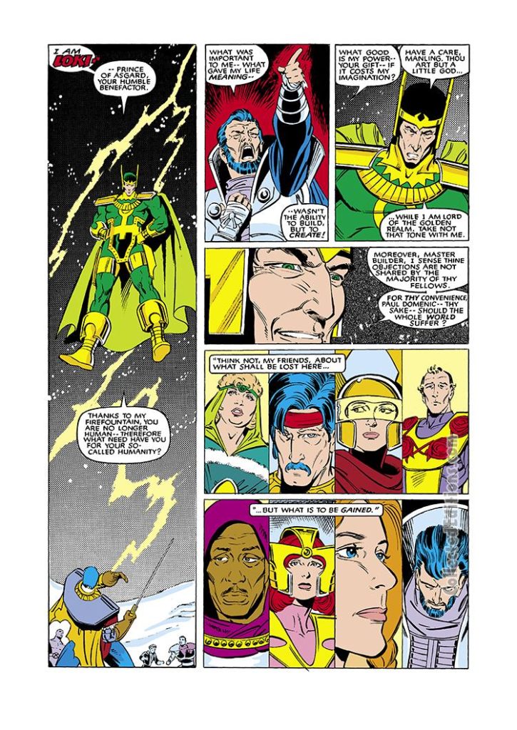 X-Men/Alpha Flight #2, pg. 29; pencils, Paul Smith; inks, Bob Wiacek