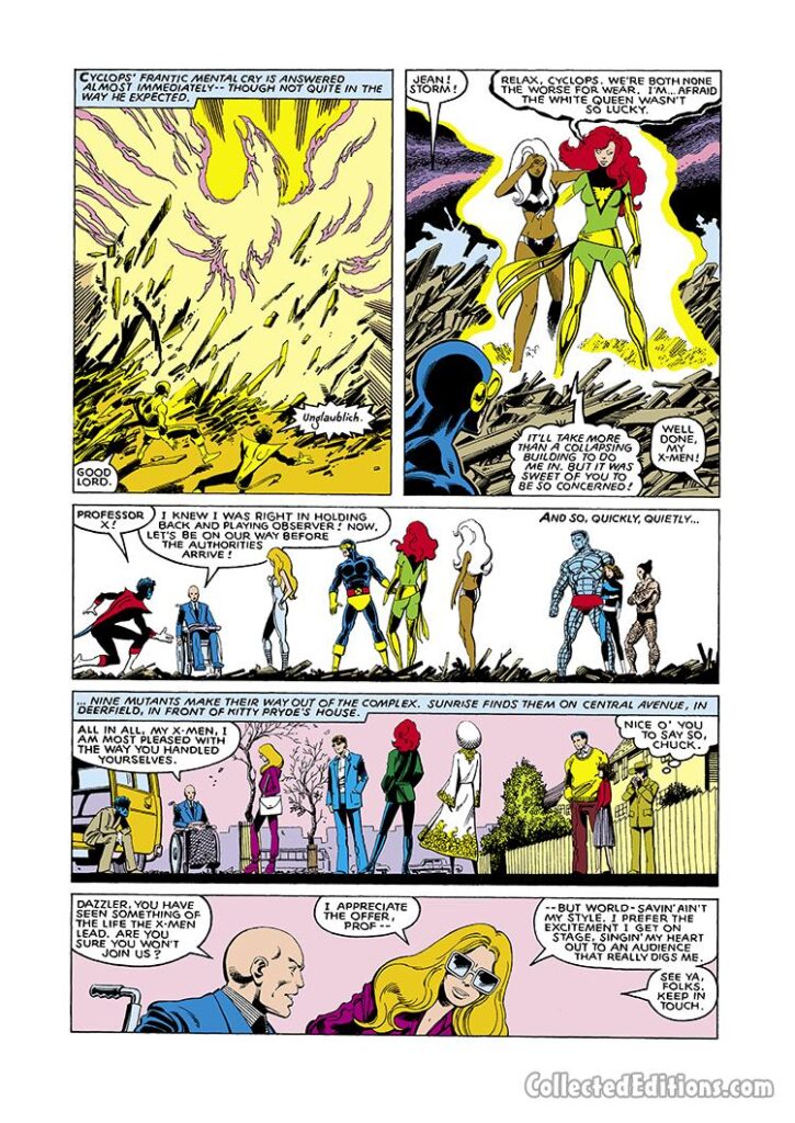 X-Men #131, pg. 15; pencils, John Byrne; inks, Terry Austin; X-Men and Dazzler