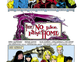 X-Men Annual #9, pg. 1; pencils, Arthur Adams; inks, Alan Gordon, Mike Mignola, Arthur Adams