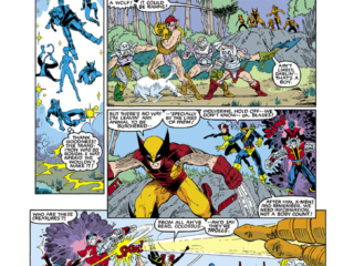 X-Men Annual #9, pg. 12; pencils, Arthur Adams; inks, Alan Gordon, Mike Mignola, Arthur Adams