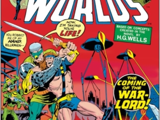 Amazing Adventures/Killraven #20 cover; pencils and inks, Herb Trimpe; H.G. Wells War of The Worlds